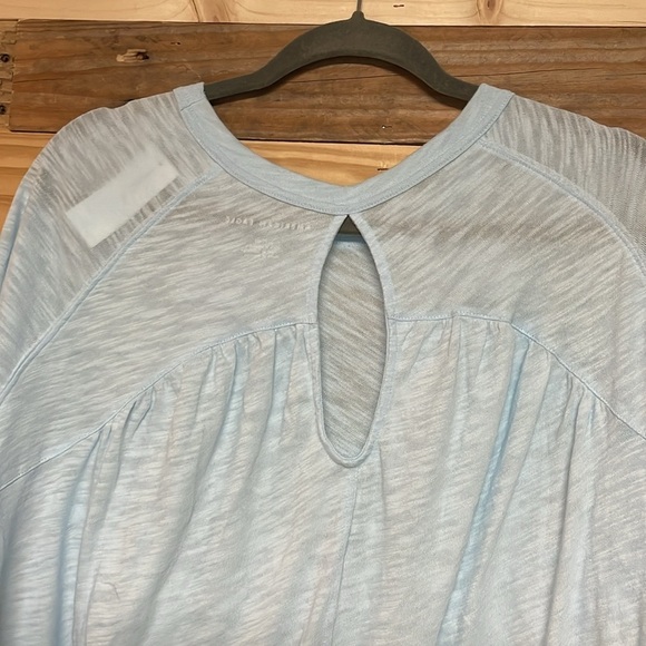 American Eagle Outfitters size Small Light Blue Short Sleeve Soft Baby Doll Tee - Picture 7 of 8